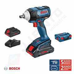 Aparafusadora de impacto sem fio GDS 18V-300 + 2x Baterias ProCORE18V 4.0Ah BOSCH