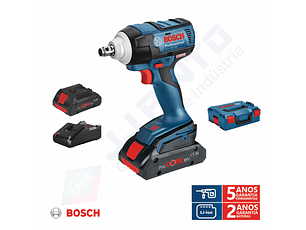 Aparafusadora de impacto sem fio GDS 18V-300 + 2x Baterias ProCORE18V 4.0Ah BOSCH