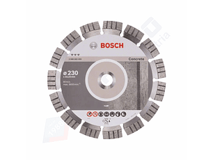 Disco de corte de diamante para betão 230mm Best for Concrete BOSCH