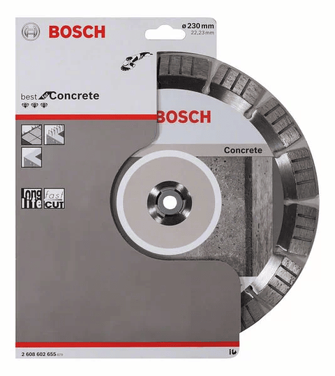 Disco de corte de diamante para betão 230mm Best for Concrete BOSCH