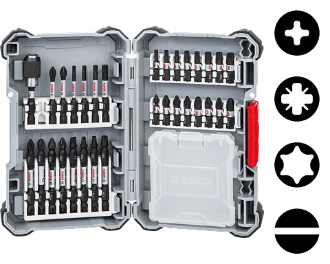 Conjunto de pontas de aparafusadora de Impacto BOSCH (31 pcs)