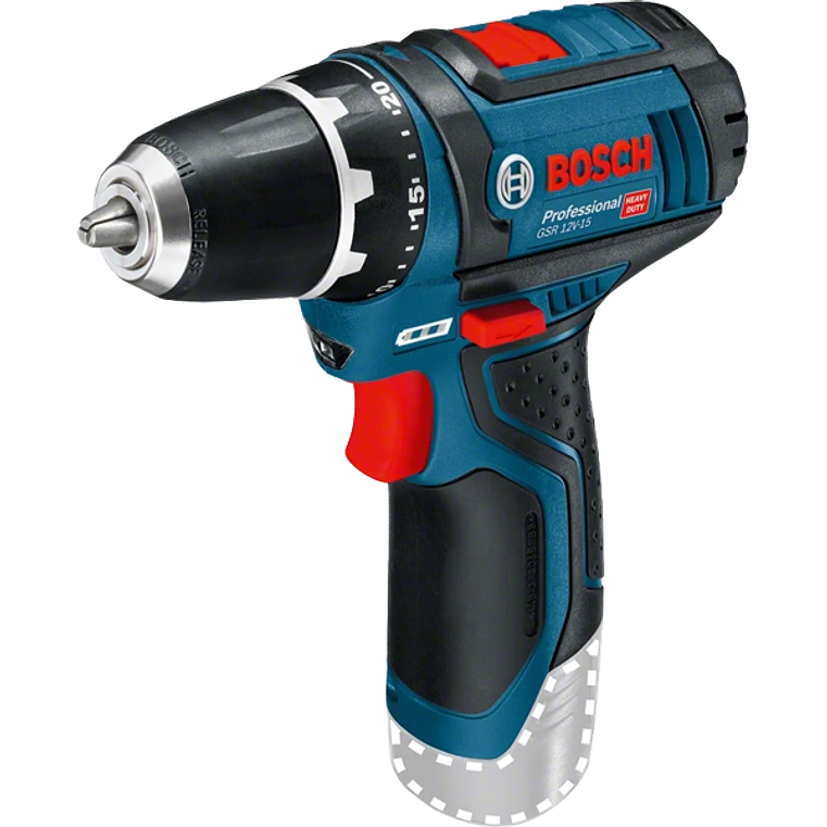 Aparafusadora a bateria 12 Volts GSR 12V-15 BOSCH + 39 Acessórios 2