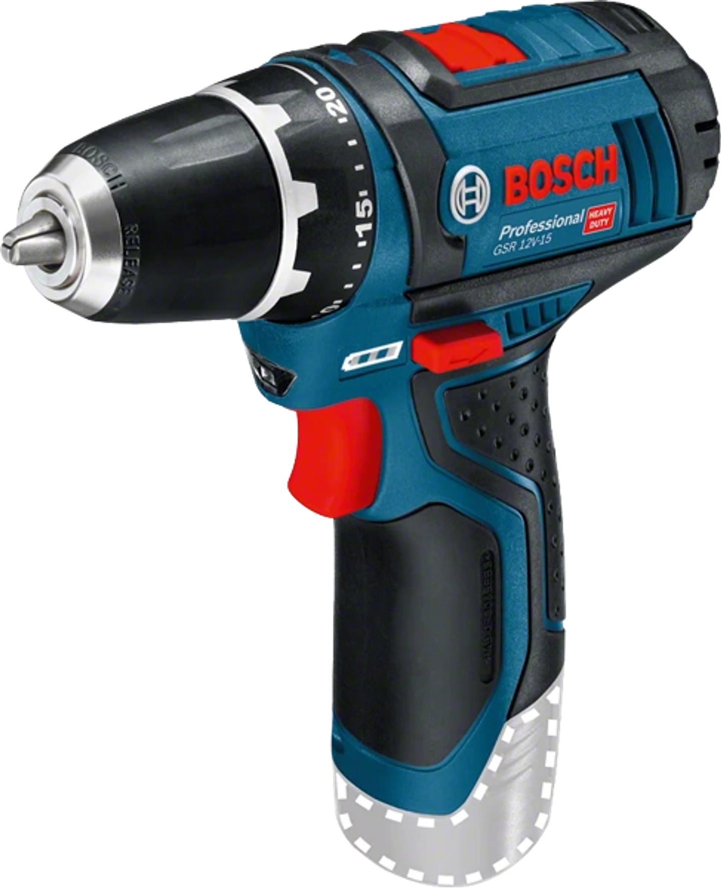 Aparafusadora a bateria 12 Volts GSR 12V-15 BOSCH + 39 Acessórios 2