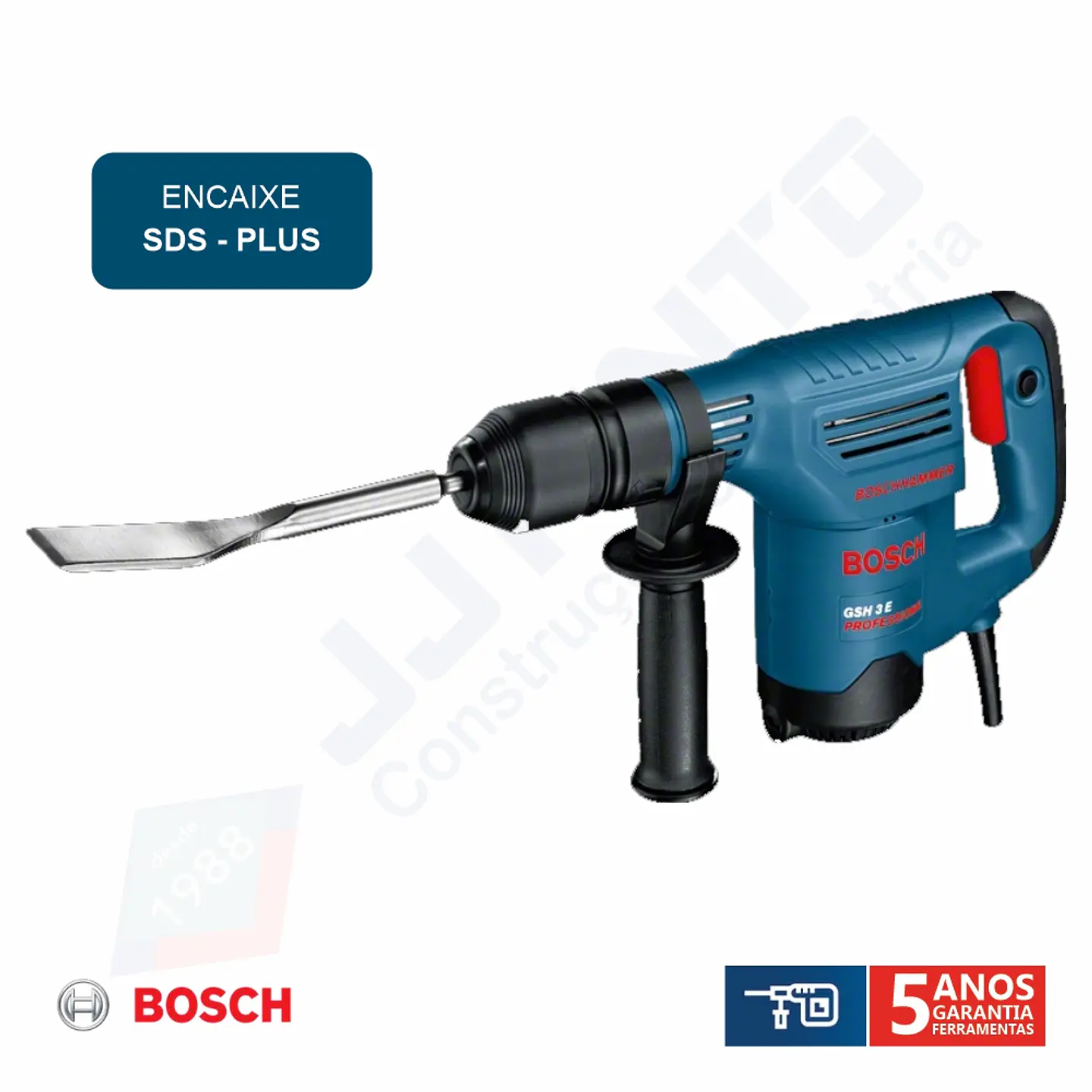 Martelo demolidor ligeiro SDS Plus GSH 3 E BOSCH 2