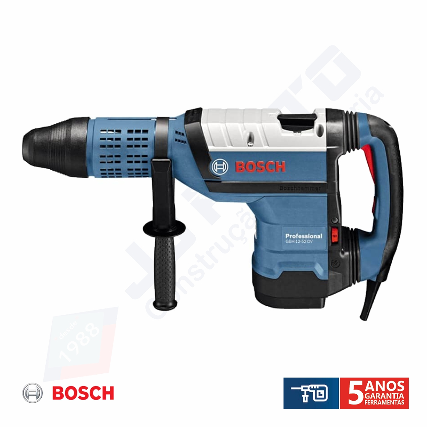 Martelo perfurador SDS Max GBH 12-52 DV BOSCH 2