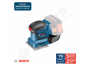 Lixadora vibratória a bateria 18 Volts GSS 18V-10 BOSCH