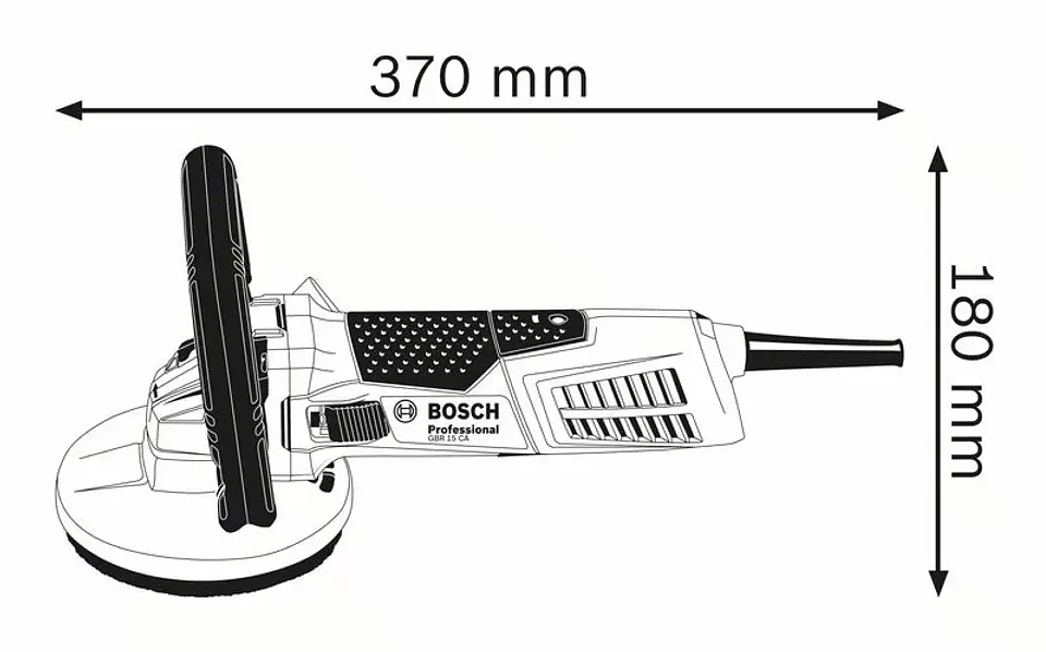 Lixadeira para betão GBR 15 CA BOSCH 4