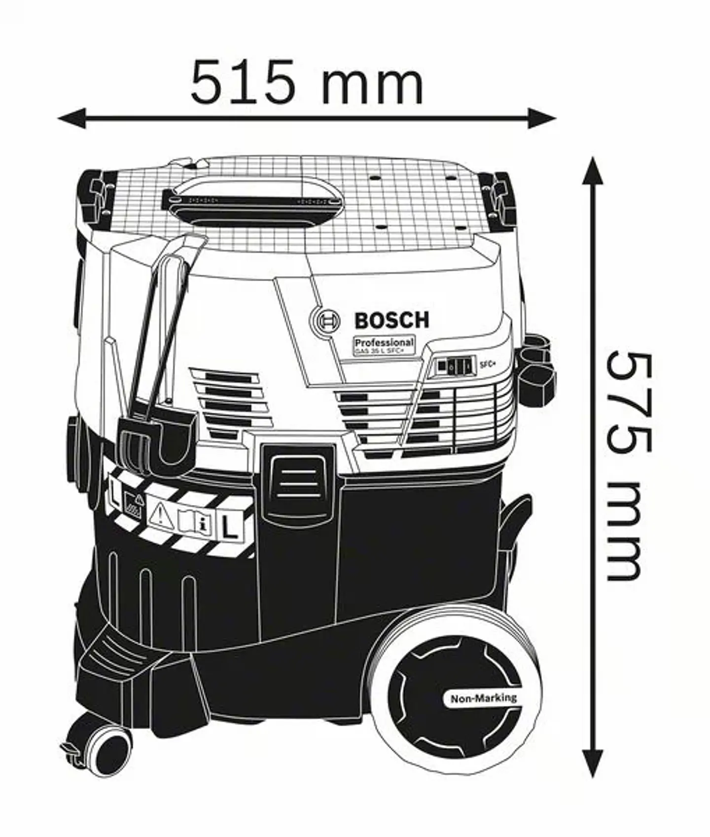 Aspirador universal GAS 35 L SFC+ BOSCH 4