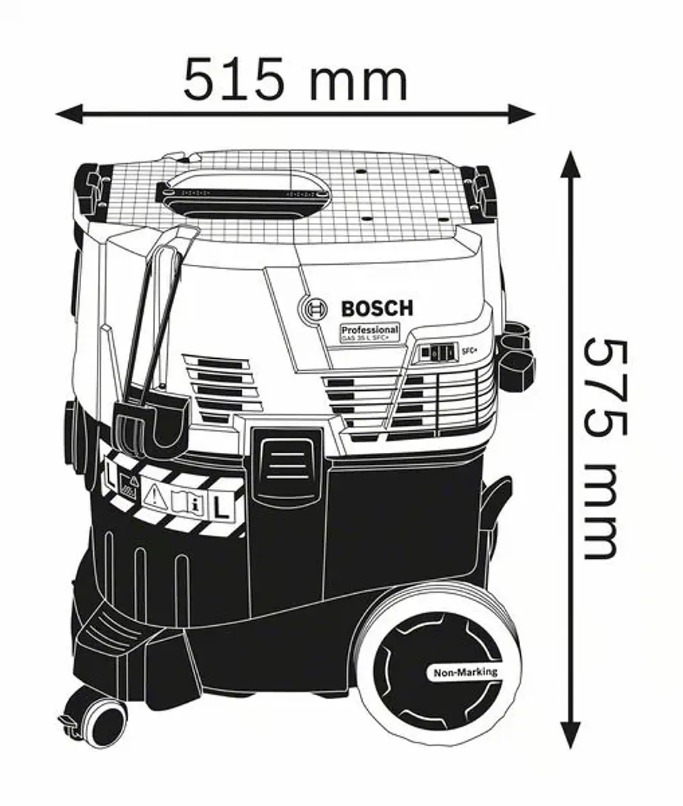 Aspirador universal GAS 35 L SFC+ BOSCH 4