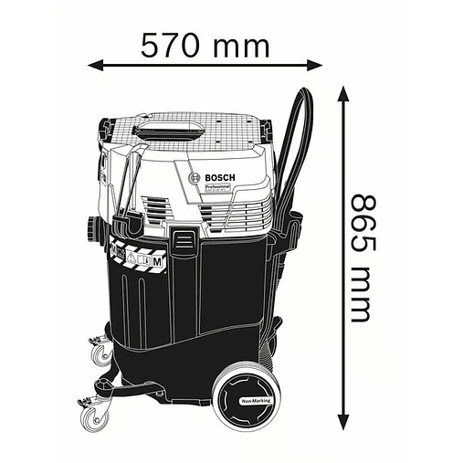 Aspirador universal GAS 55 M AFC BOSCH 3