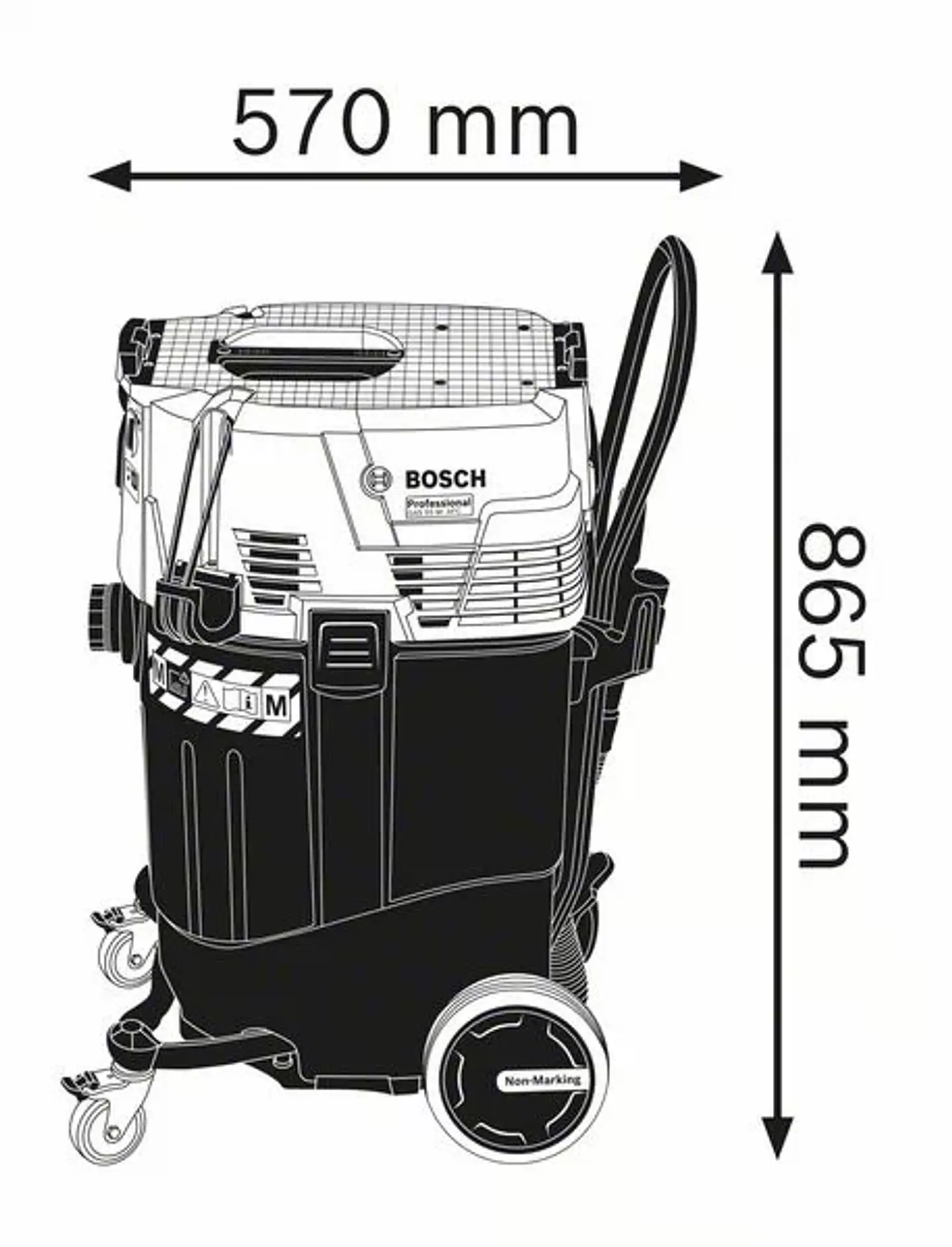Aspirador universal GAS 55 M AFC BOSCH 3