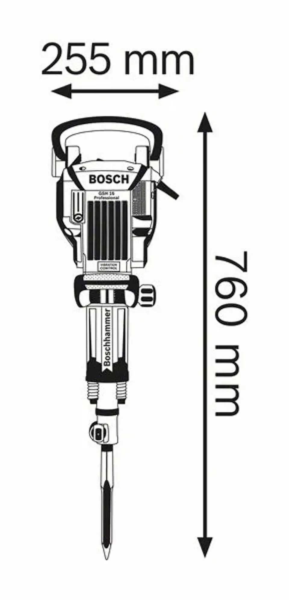 Martelo demolidor GSH 16-30 BOSCH 3