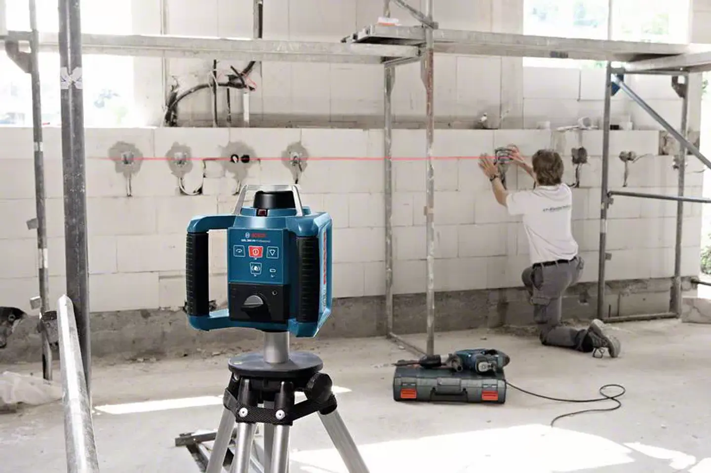 Nivel Laser Rotativo GRL 300 HV Set Completo BOSCH 4