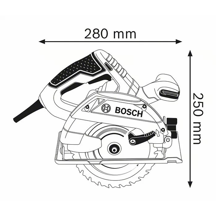 Serra circular manual GKS 165 BOSCH 3