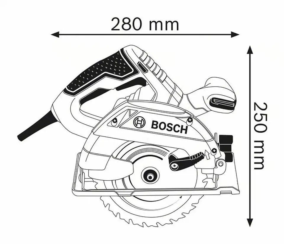 Serra circular manual GKS 165 BOSCH 3