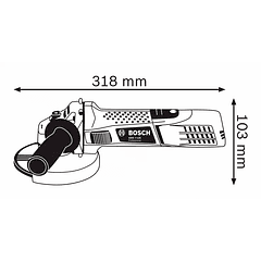 Rebarbadora pequena GWS 7-125 BOSCH