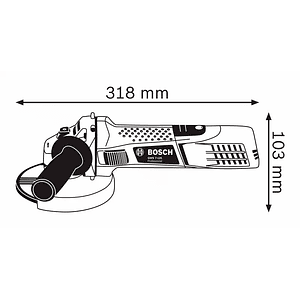 Rebarbadora pequena GWS 7-125 BOSCH