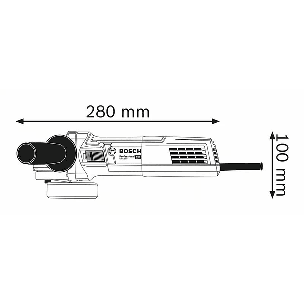 Rebarbadora pequena GWS 880 BOSCH 3