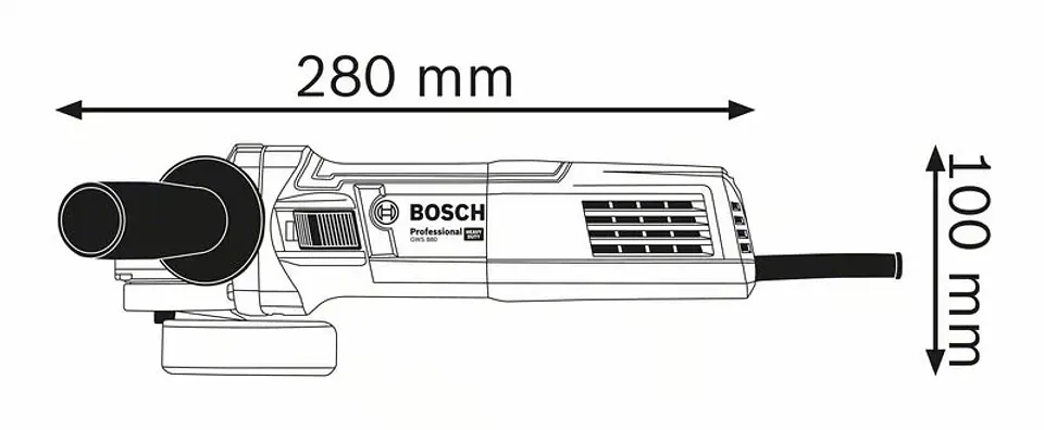 Rebarbadora pequena GWS 880 BOSCH 3