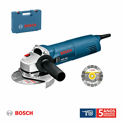 Rebarbadora pequena com mala GWS 1000 BOSCH 