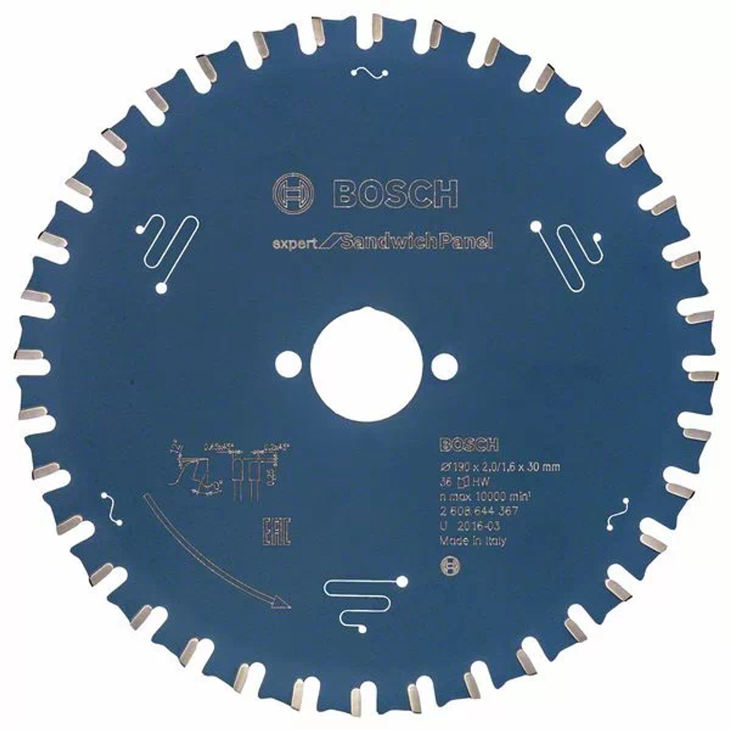 Discos de serra circular Expert para Painel Sandwich BOSCH 2