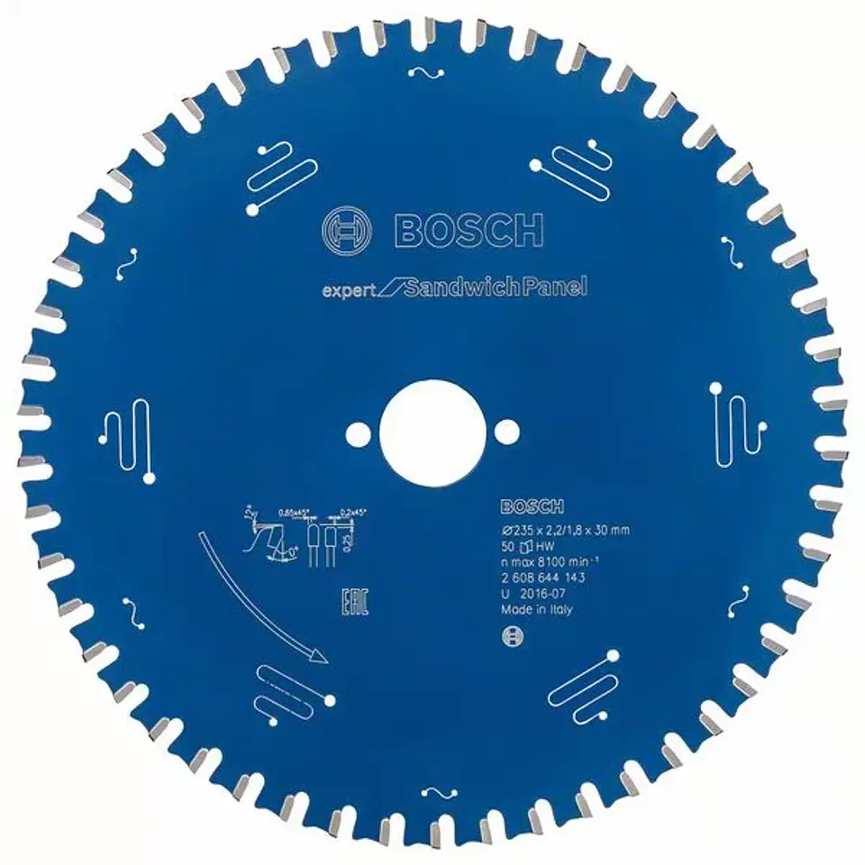 Discos de serra circular Expert para Painel Sandwich BOSCH 3