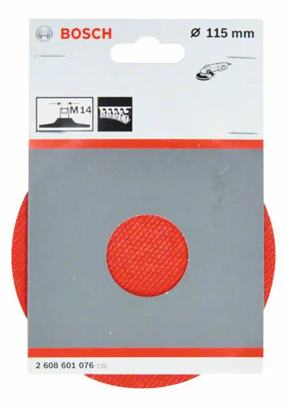 Base fixação velcro para rebarbadoras pequenas BOSCH 1