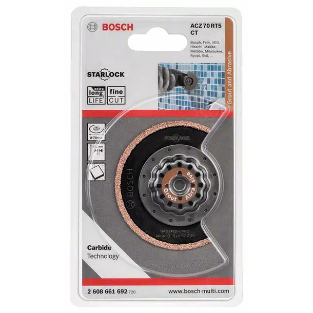 2608661692 | Lame Segment Fine à Concrétion Carbure ACZ 65 RT De Diametre 65 Mm Bosch Pro 2608661692