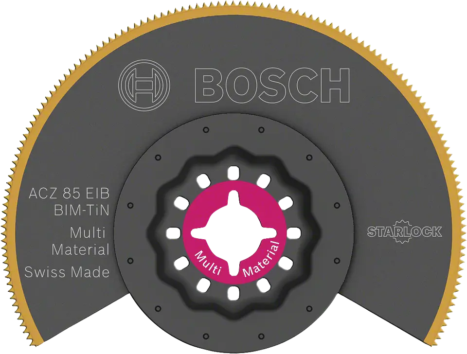 Lâmina de serra de segmentos BIM-TiN ACZ 85 EIB Multimaterial BOSCH 1