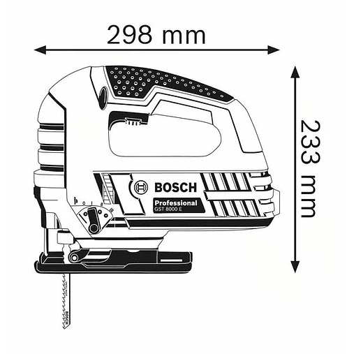 Serra vertical tico-tico GST 8000 E BOSCH 3