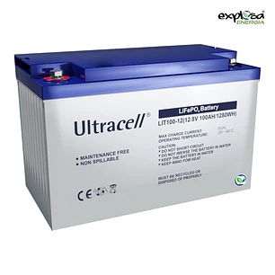 Bateria de Litio Ultracell 100Ah 12V