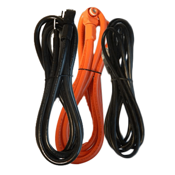 LEDKIA LIGHTING Pack De Cables Para Baterías PYLONTECH – Conexión De 2m AWG4 (20mm²) Con Cable De Datos RJ45