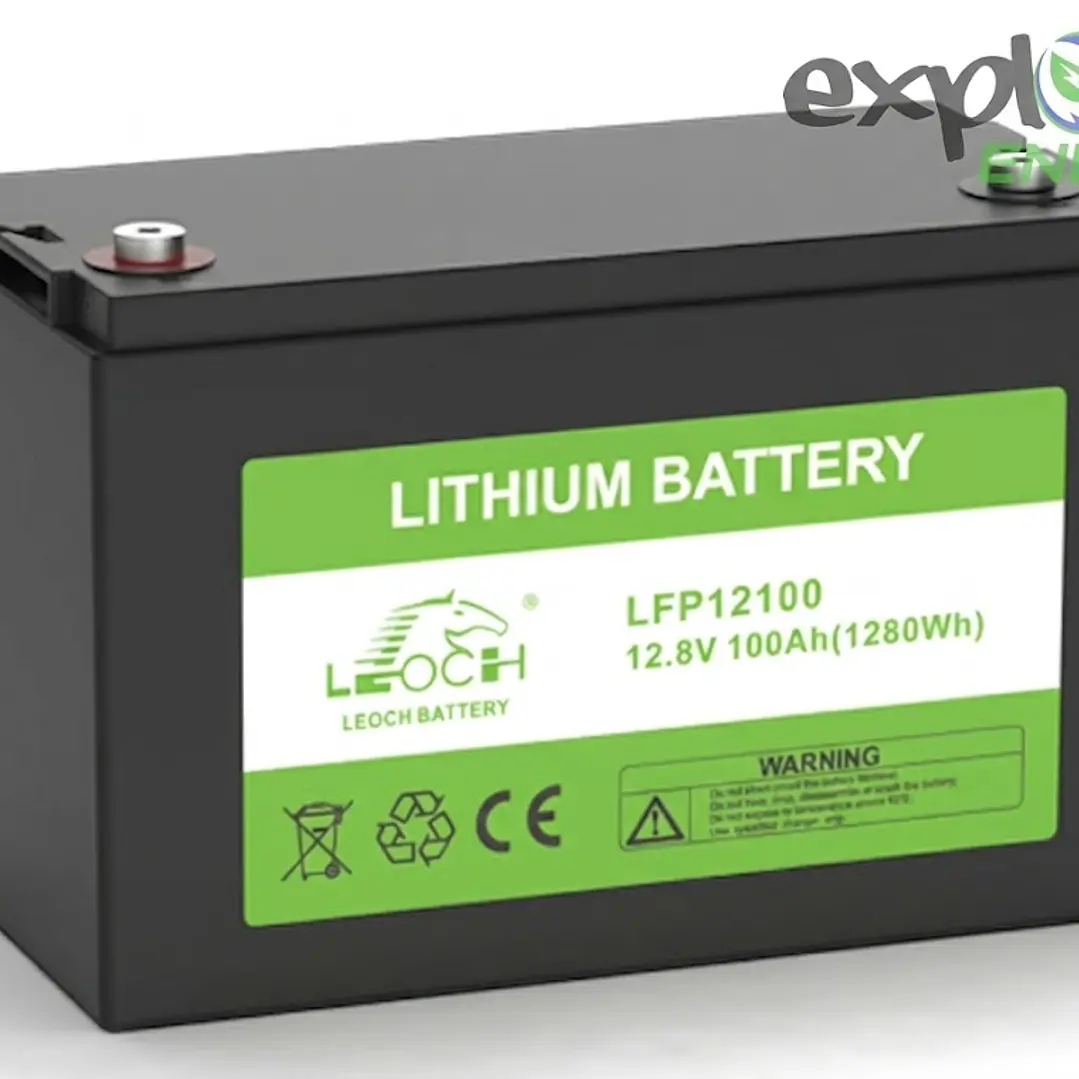 Batería de Litio Leoch LFP12-100 12.8V 100Ah (1.28kWh) 1