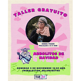 Teje tu Arbolito de Navidad -  @rinaleyton_delonuestro