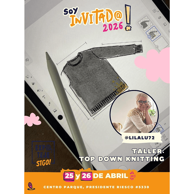 ISABELL KRAEMER -  Top Down Knitting (Tejido de Arriba hacia Abajo)