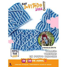 BEAGLE KNITS - Trenzas en Punto Brioche