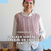 Chaleco Simonetta, Trenza en Crochet Vertical - Carolina Gamio @pamucalart
