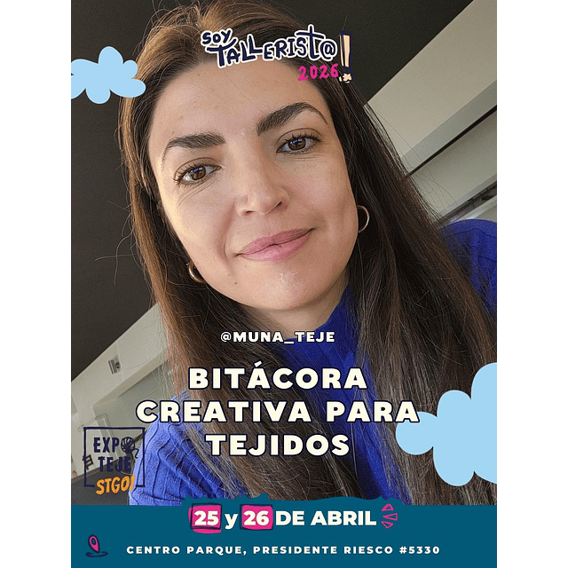 Bitácora Creativa para Tejidos - Claudia Muñoz @muna_teje