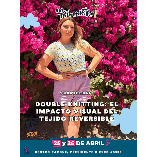 Double Knitting: el impacto visual del tejido reversible - Kamill Osorio @kamill.knit