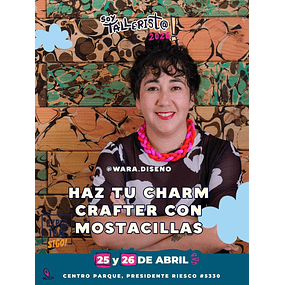 Charm de Mostacillas - Isidora Nicoletti @wara.diseno