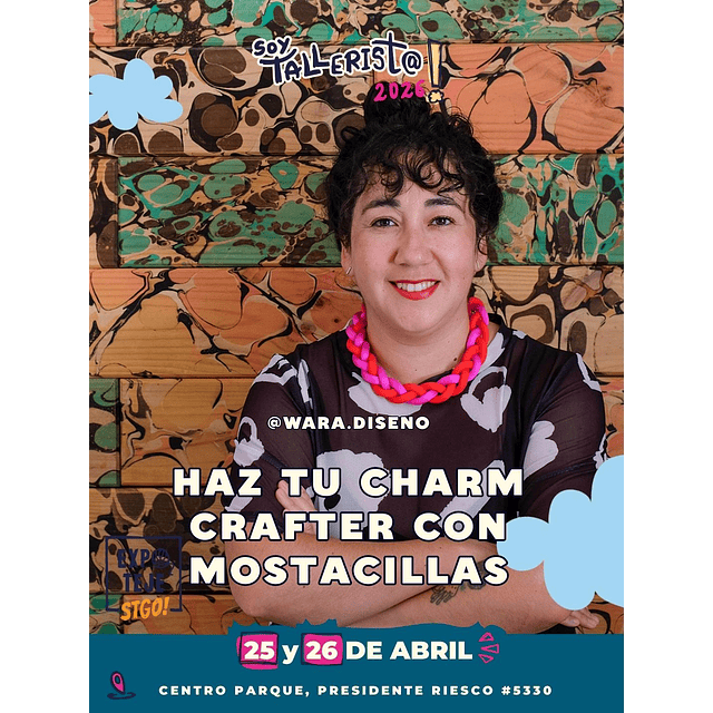 Charm de Mostacillas - Isidora Nicoletti @wara.diseno