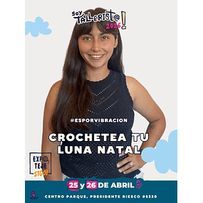 Crochetea tu Luna Natal - Nathalie Peñaloza @esporvibracion