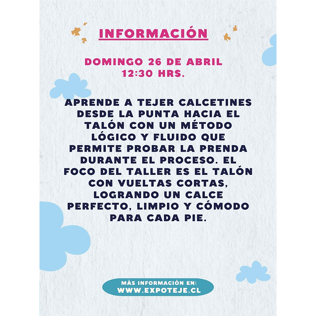 Calcetines sencillos y con calce perfecto - Daniela Cortés @con.palillos