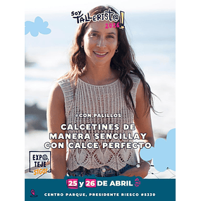 Calcetines sencillos y con calce perfecto - Daniela Cortés @con.palillos