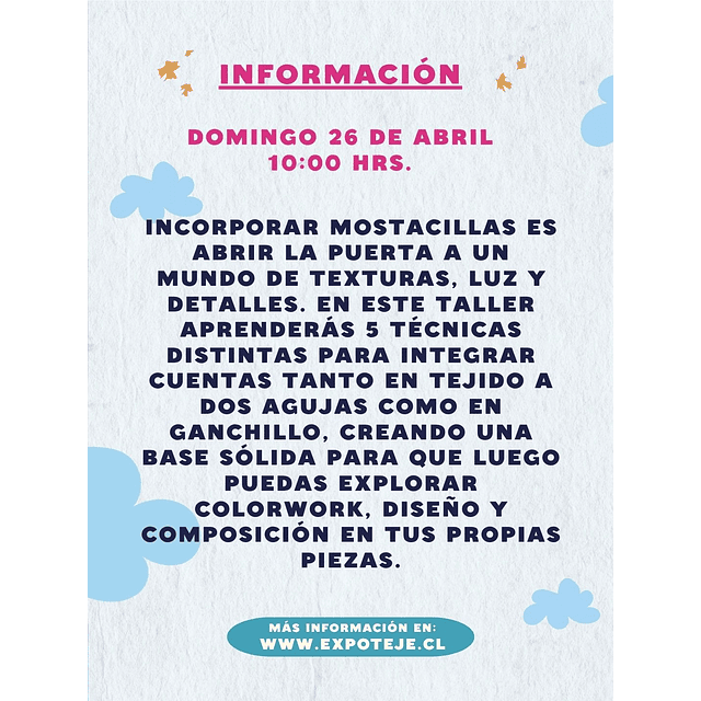 TEJE CON CUENTAS - Melissa Stifel @tallerhilada @minze_ac