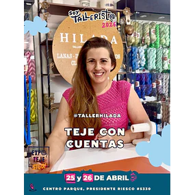 TEJE CON CUENTAS - Melissa Stifel @tallerhilada @minze_ac