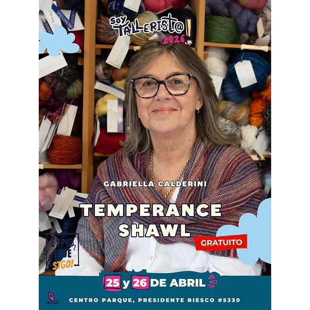 TEMPERANCE SHAWL - Gabriella Calderini. 