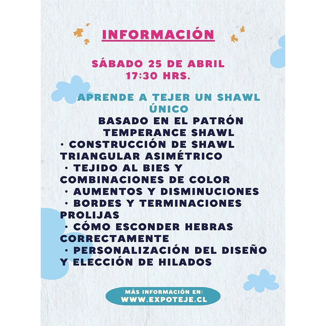 TEMPERANCE SHAWL - Gabriella Calderini. 