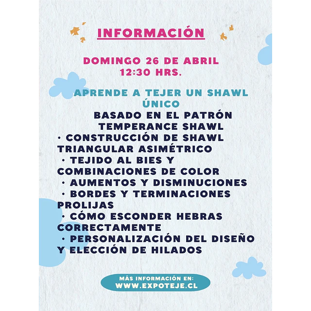 TEMPERANCE SHAWL - Gabriella Calderini. 