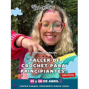 ¡Taller de Crochet para Principiantes! - Helen Copelli @hechoporhelen